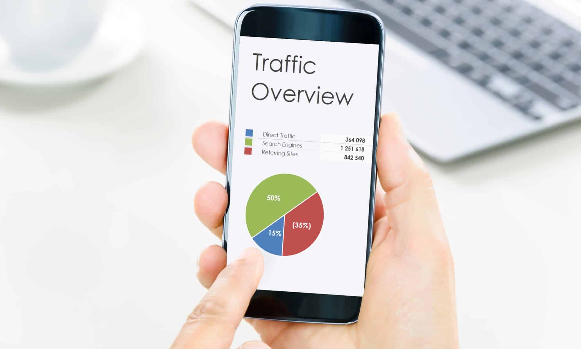 Visual guide on utilizing traffic overview tools to enhance website performance and user engagement effectively